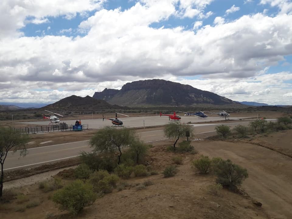 [VIDEO] Así llegaban los primeros turistas en helicóptero a Ischigualasto