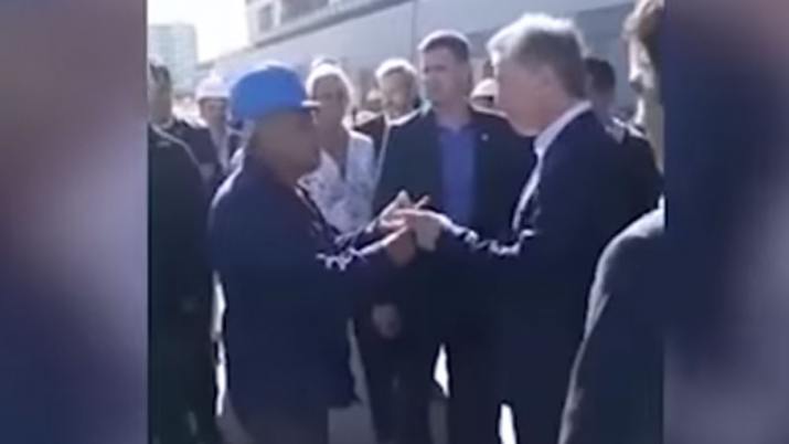 “Por favor, hagan algo”, el pedido de un obrero a Mauricio Macri