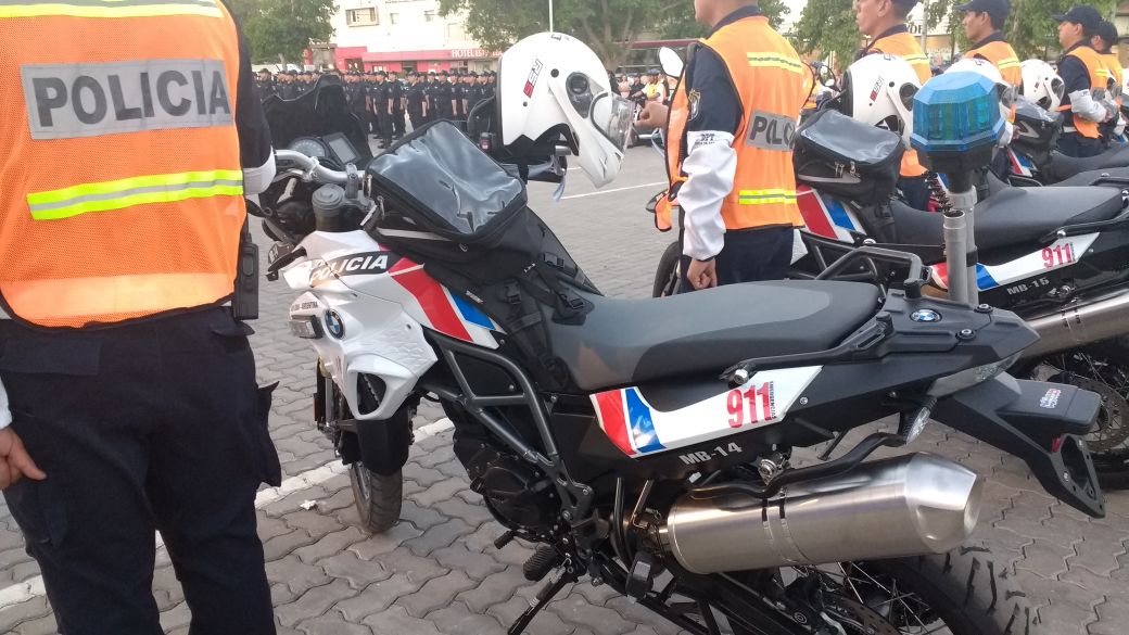 Intento “afanarse” una moto de la policia en Chimbas