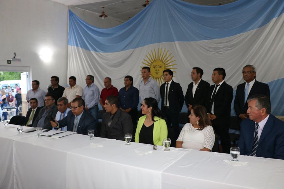 Juró el intendente de Calingasta junto a sus funcionarios