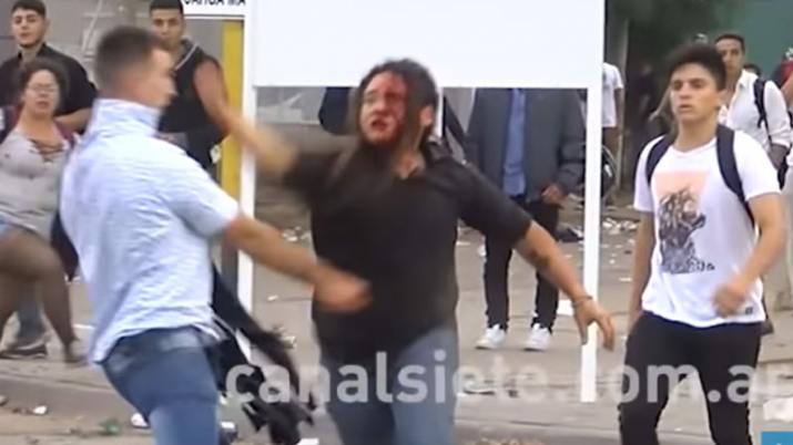 Batalla campal tras una fiesta de fin de año