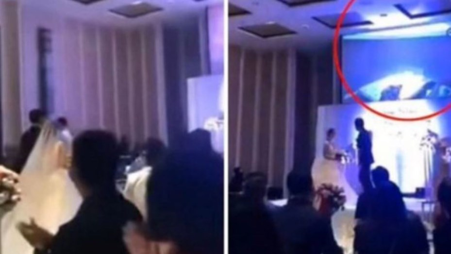 Grabó a su mujer con su cuñado y puso el video en el casamiento