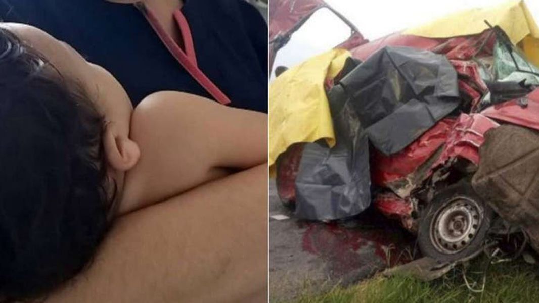 Un bebé sobrevivió a choque porque su abuela lo cubrió con su cuerpo antes de morir