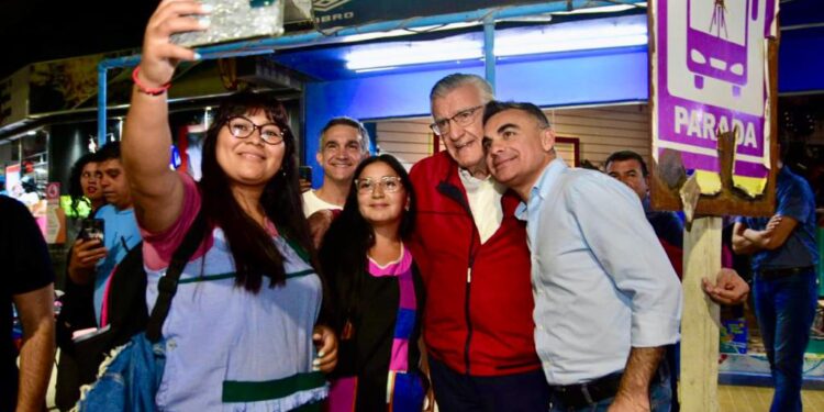 Gioja y Gramajo juntos en Caucete