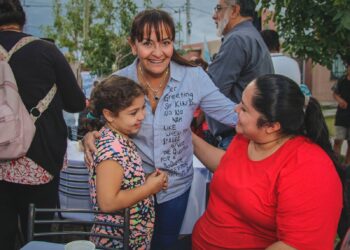 Otro barrio chimbero con iluminación LED
