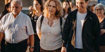 Andino recorrió Santa Lucía y habló sobre la importante inversión educativa