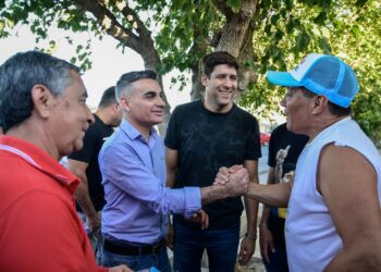 Gramajo recorrió Rivadavia y Santa Lucía