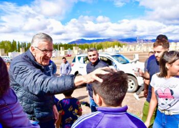 Gioja y Gramajo visitaron Rodeo, Bella Vista, Las Flores y Villa Iglesia