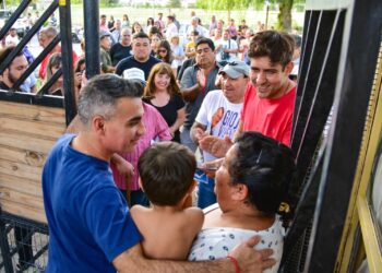 Gramajo caminó Rivadavia junto a Perrone
