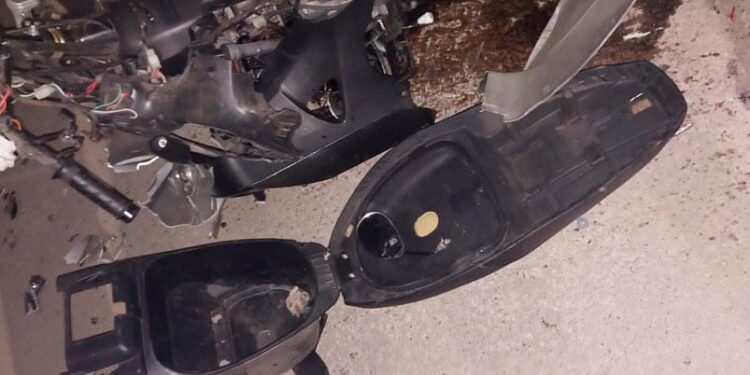 Menor de edad robó una moto, chocó y murió