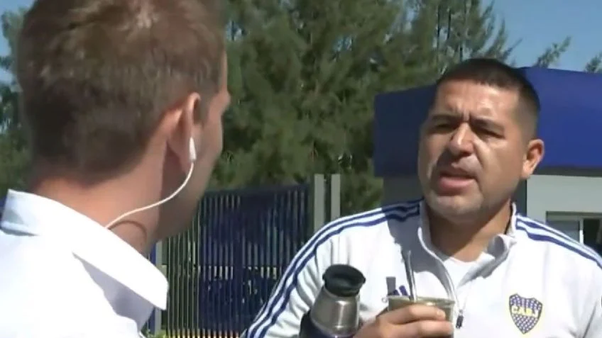Riquelme enojado a TyC Sports: “Dejen de mentirle a la gente”