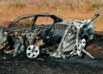 Pediatra murió prendido fuego tras chocar de frente con un camión