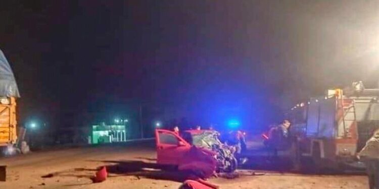 Tristeza: querido vecino falleció tras violento choque entre un auto y un camión