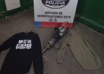 Robó costosas herramientas y cuando las intentó vender fue detenido
