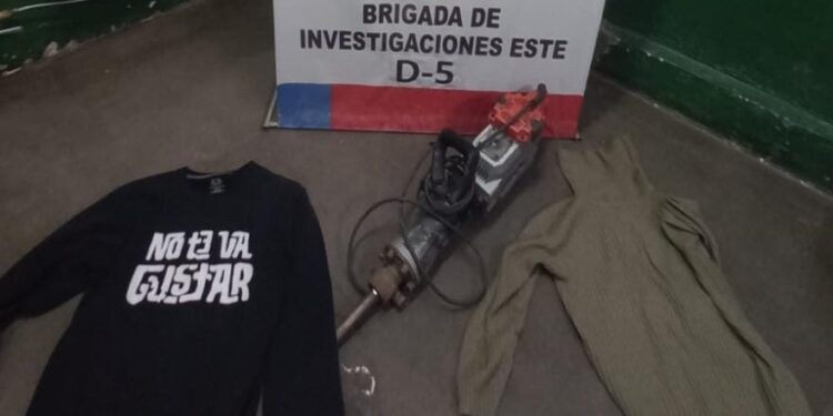 Robó costosas herramientas y cuando las intentó vender fue detenido