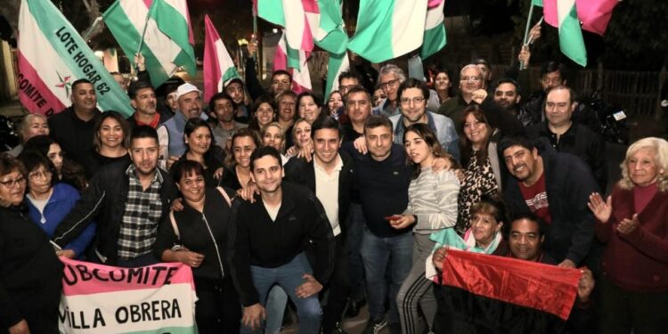 Andino visitó Chimbas y pidió trabajar por el interés colectivo