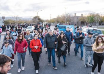 Gioja y Gramajo visitaron Rivadavia, Santa Lucía y Rawson