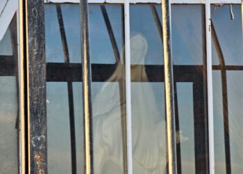 Los cauceteros caminaron hasta la Reina de la Paz en el cerro Pie de Palo