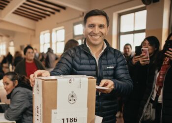 Andino votó en San Martín: “Estoy muy feliz de esta oportunidad que me dio la vida”