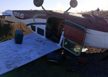 Se estrelló una avioneta en Chaco con 324 kg de cocaína en su interior
