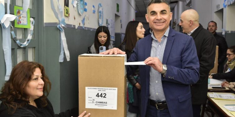 Gramajo ya votó: “Que los sanjuaninos vengan a votar es lo más importante”