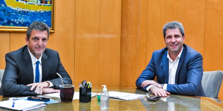 Uñac se reunió con Massa para analizar varios temas de interés provincial
