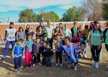 25 de Mayo: Los niños y niñas de Casuarinas disfrutaron de juegos y lecturas