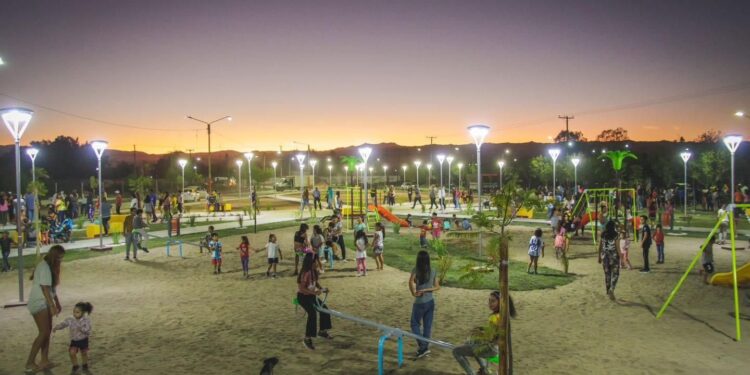 “El Parque del Abrazo”, el nuevo espacio verde recreativo de la Ciudad de Chimbas