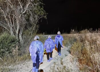 Así encontraron al hombre que apareció sin vida en un canal de 25 de Mayo