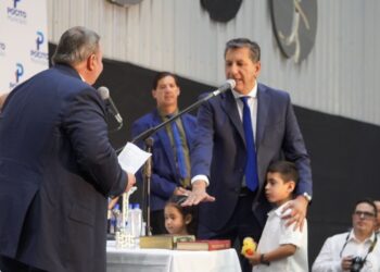 Aballay asumió en Pocito: “Nos tenemos que abrazar con el sector privado”