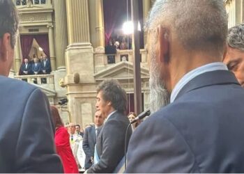 Orrego estuvo en la asunción de Milei: “Que sea una exitosa gestión”