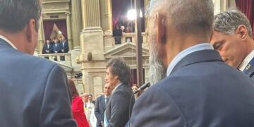 Orrego estuvo en la asunción de Milei: “Que sea una exitosa gestión”