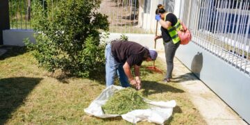 Avanza el operativo de limpieza en Pocito