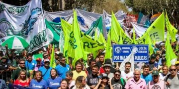 Paro de la CGT en San Juan: Participaron unas 3 mil personas