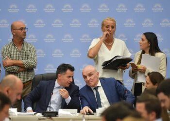 Debate de la ley ómnibus de Javier Milei en el Congreso