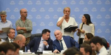 Debate de la ley ómnibus de Javier Milei en el Congreso