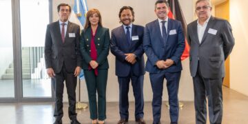 Orrego en Alemania: con la minería sanjuanina como estandarte