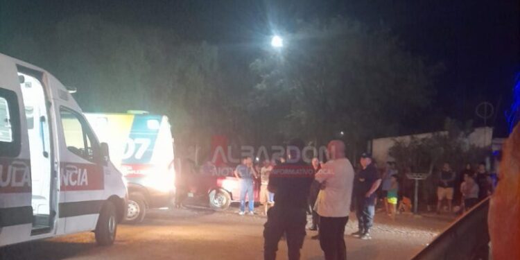 Una nena sanjuanina quedó herida tras un choque entre una moto y una camioneta