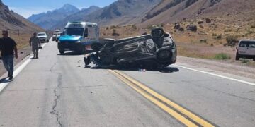 Accidente fatal en una ruta : Murió una pareja chilena