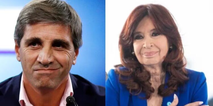 Caputo a CFK: “La invito a permanecer callada mientras los argentinos hacen el esfuerzo de superar el desastre económico de su gobierno”
