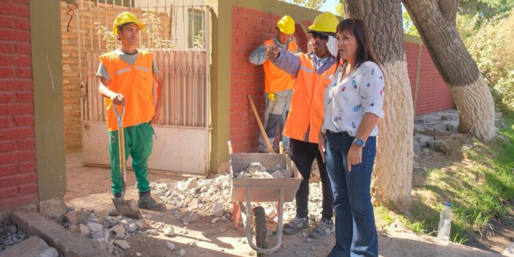 La intendenta de Chimbas anunció una batería de obras para los próximos meses
