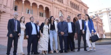 José Peluc diputado nacional de la Libertad Avanza San Juan, participó de la reunión con Javier Milei