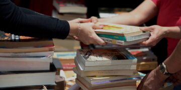 Pocito llama para una colecta de libros y apuntes para un espacio público literario