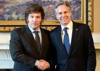 “Argentina ha decidido volver al lado del progreso, al lado de la democracia”, dijo Milei tras reunirse con Blinken