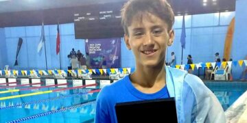 Natación: el sanjuanino Mauro Czybuk trajo a la provincia cinco medallas de oro y una de bronce