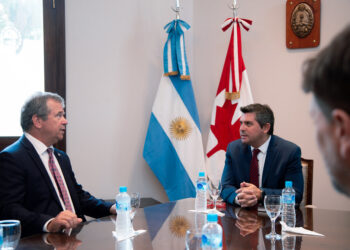 Orrego recibió al embajador de Canadá en la Argentina
