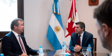 Orrego recibió al embajador de Canadá en la Argentina