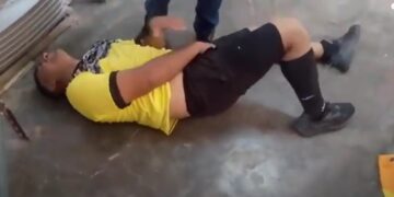 Un árbitro sanjuanino fue atacado en pleno parido y denunció a los jugadores