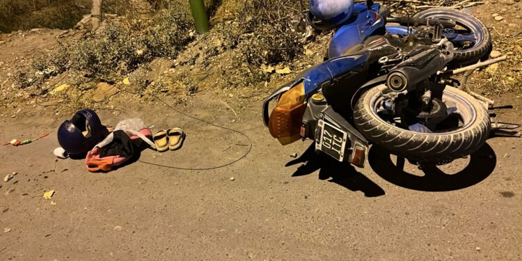 Pocito: Dos motos chocaron de frente y una nena quedó herida