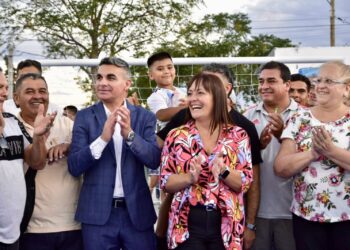 Habilitan en Chimbas un nuevo playón deportivo para los barrios Lebensohn, Pateta y Villa Cerdera